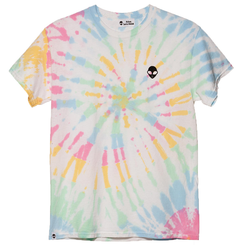 Embroidered 100% Cotton <br>Old-School Tie-Dyed T-Shirt