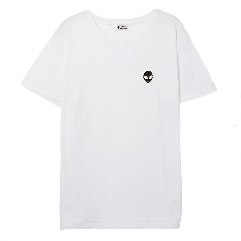 Embroidered 100% Cotton <br>White Unisex T-Shirt