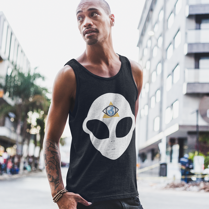 Alien Third Eye <br>Unisex Tank Top