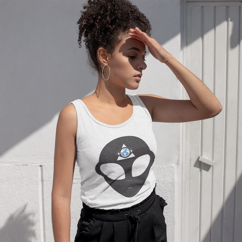 Alien Third Eye <br>Unisex Tank Top
