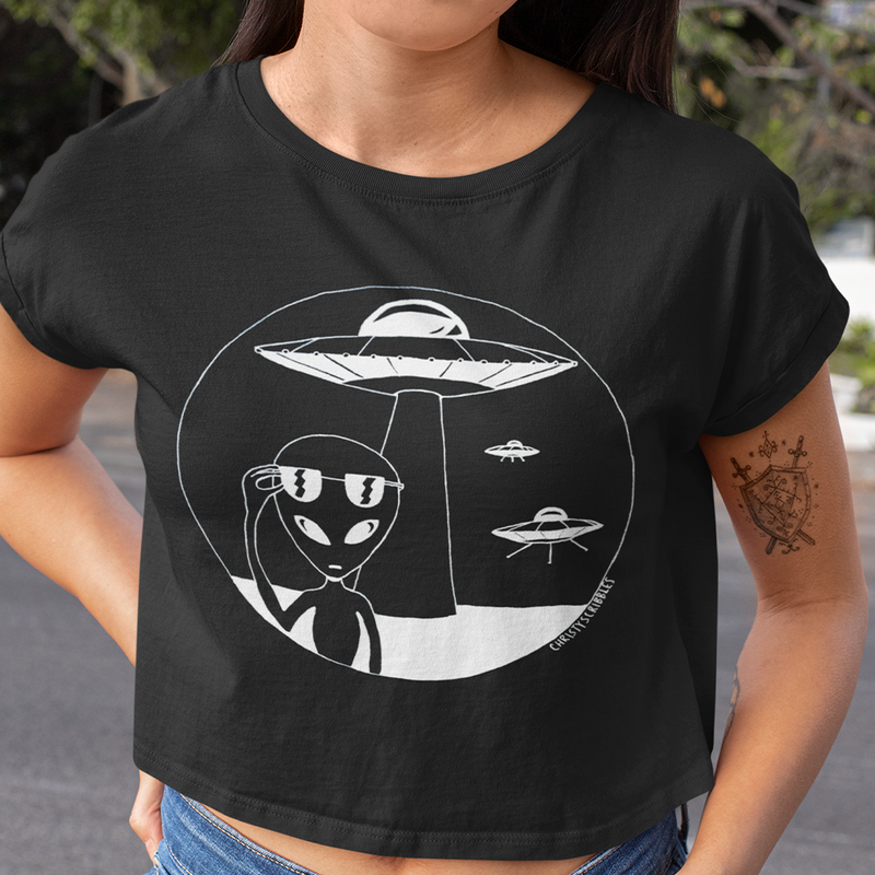Collabs by Christy Scribbles <br>Women's Crop Top