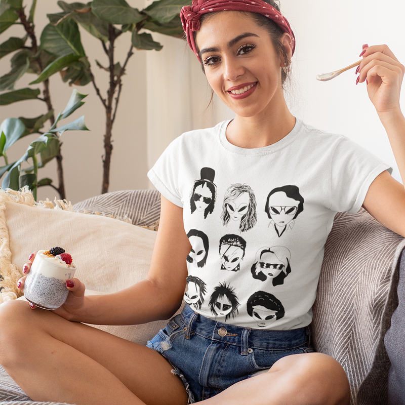 Collabs by Christy Scribbles <br>Women's Crewneck T-Shirt