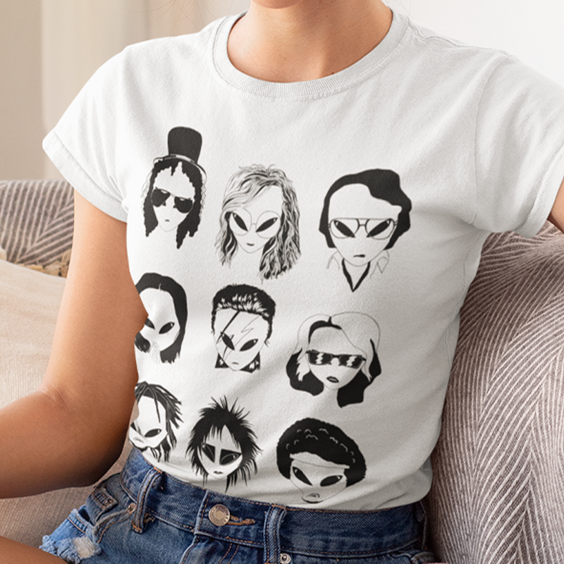 Collabs by Christy Scribbles <br>Women's Crewneck T-Shirt