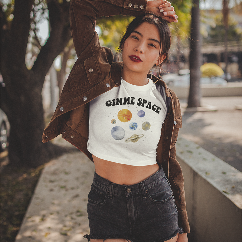 Gimme Space <br>Women's Crop Top