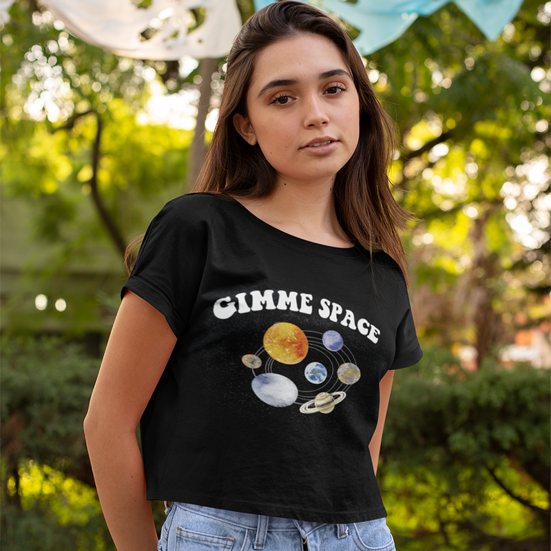 Gimme Space <br>Women's Crop Top