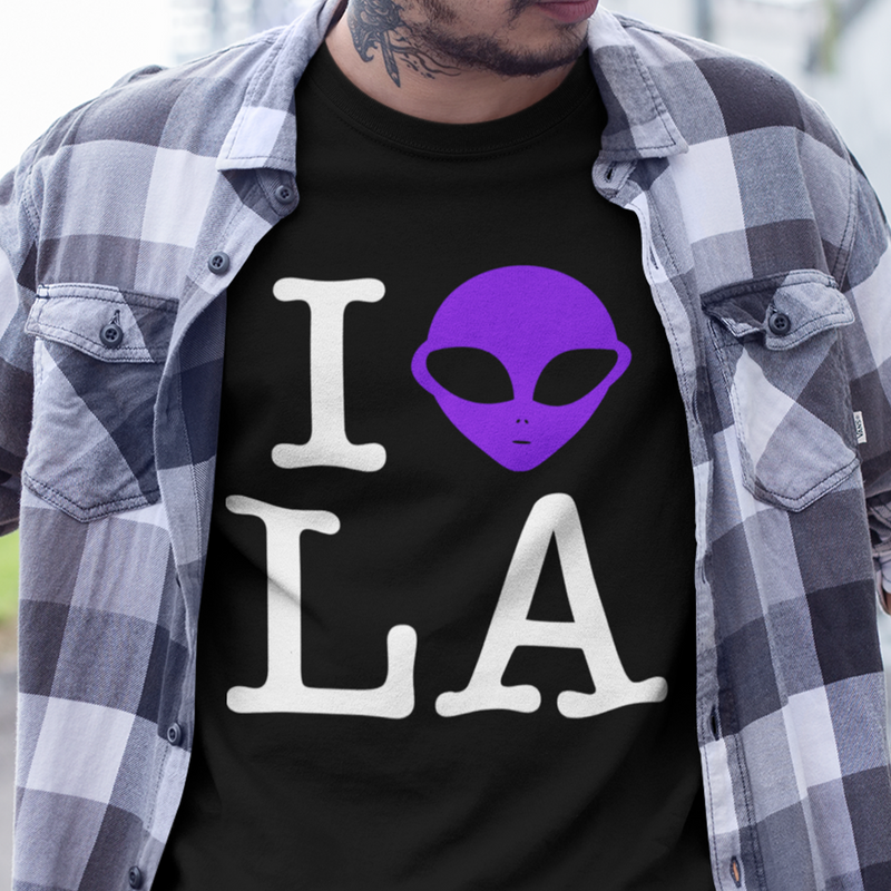 I Alien LA <br>Unisex Crewneck T-Shirt