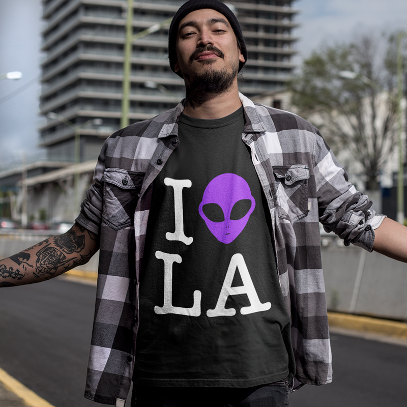 I Alien LA <br>Unisex Crewneck T-Shirt