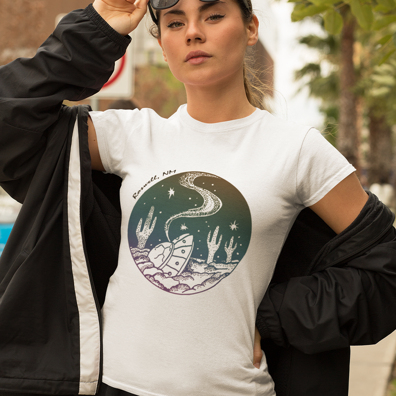Roswell NM <br>Womens Crewneck T-Shirt