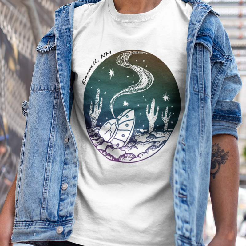 Roswell NM <br>Unisex Crewneck T-Shirt