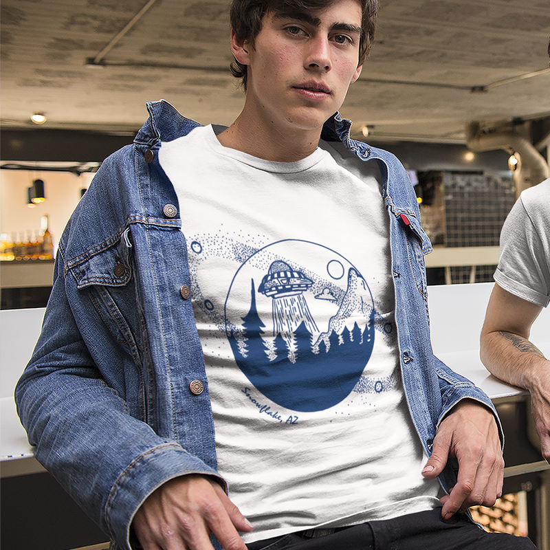 Snowflake AZ <br>Unisex Crewneck T-Shirt