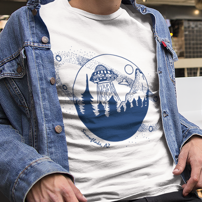 Snowflake AZ <br>Unisex Crewneck T-Shirt