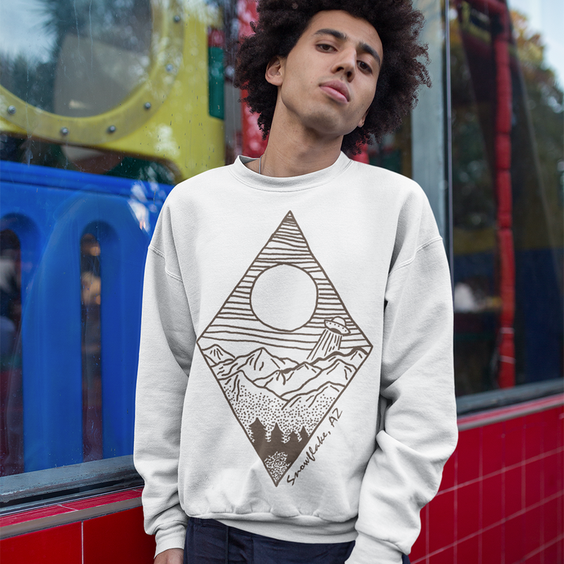 Snowflake AZ <br>Unisex Crewneck Sweatshirt