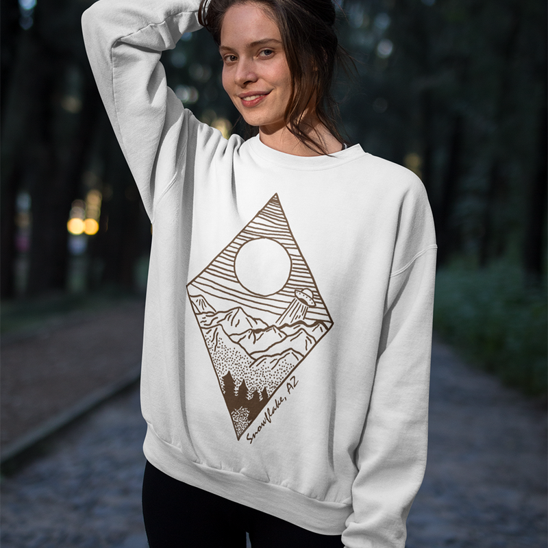 Snowflake AZ <br>Unisex Crewneck Sweatshirt