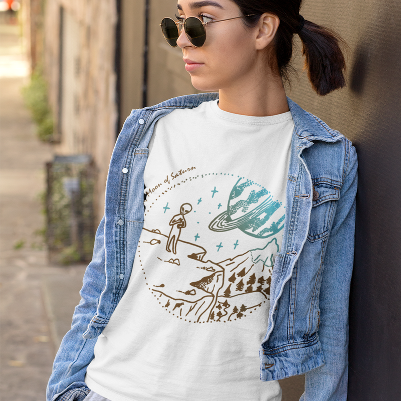 Titan, Moon of Saturn <br>Unisex Crewneck T-Shirt