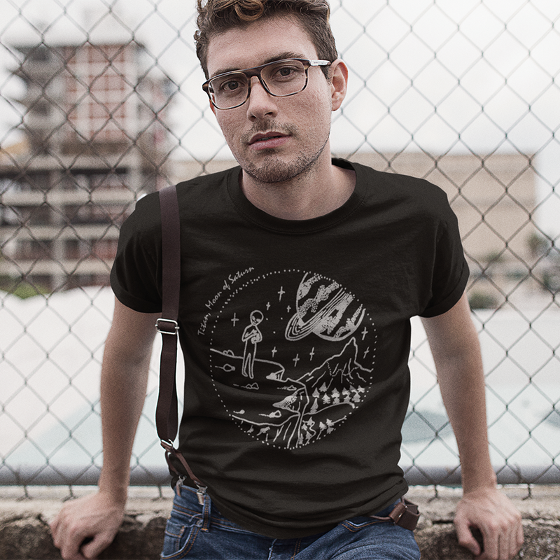 Titan, Moon of Saturn <br>Unisex Crewneck T-Shirt