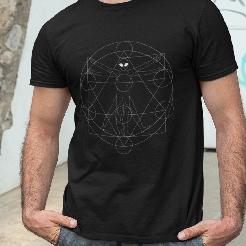 Vitruvian Alien <br>Unisex Crewneck T-Shirt