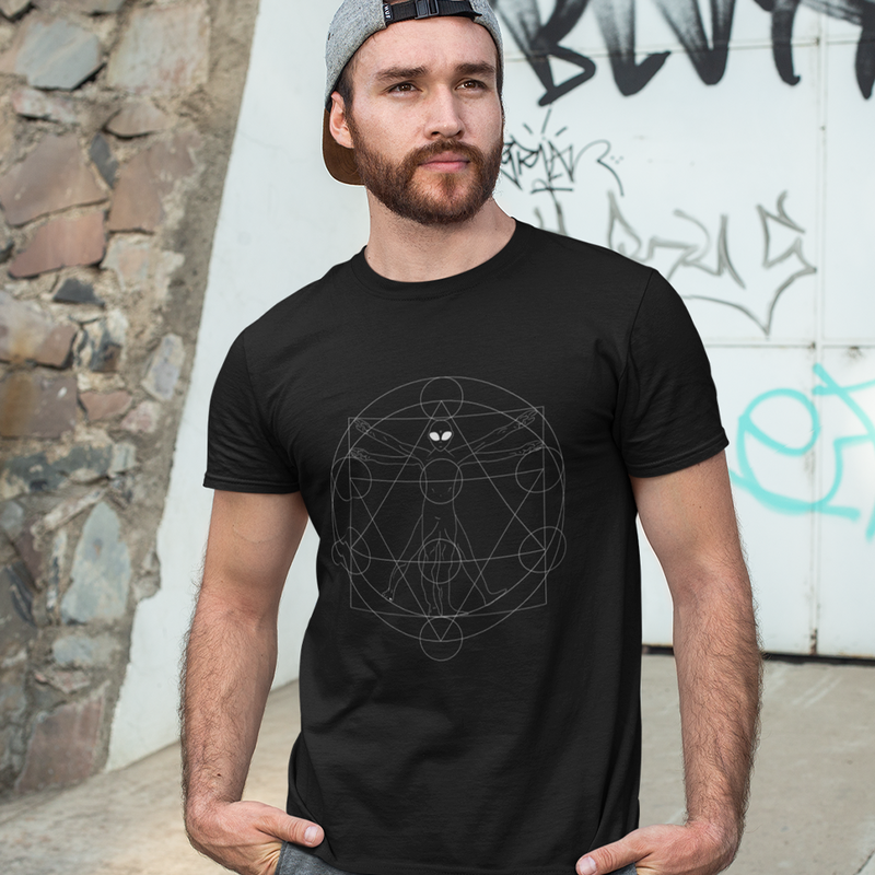 Vitruvian Alien <br>Unisex Crewneck T-Shirt