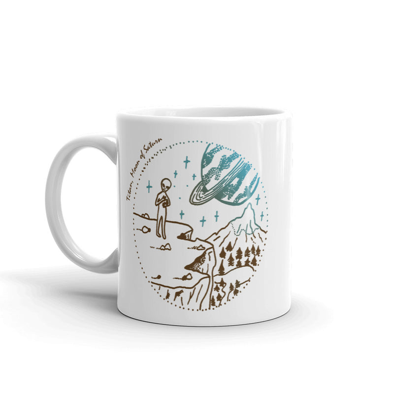 Vacationing on Titan <br>Spacey Mug